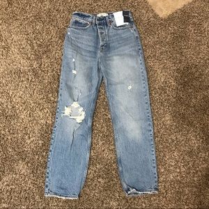 Abercrombie & Fitch The Dad High Rise - size 26 short
